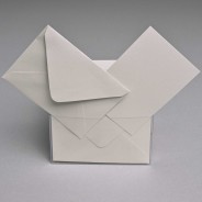 Bigliettini e buste 100 Pezzi - 6x8 Cm / Grigio