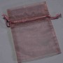 Sacchetti "Organza 10 Pezzi - 9x12 Cm / Rosa antico