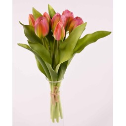 Tulipani "Real touch" 7 Fiori -  Fuxia