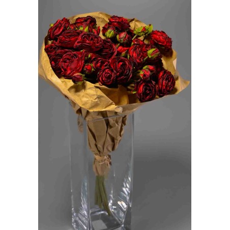 Rose in bouquet 45 Cm - Rosso