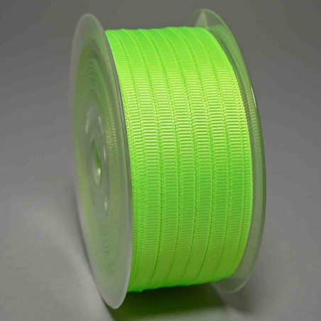 Nastro Gros Grain - 5 MM x 100 M - Verde neon