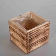 Cassetta in legno - 12,5x12,5x11 Cm / Naturale