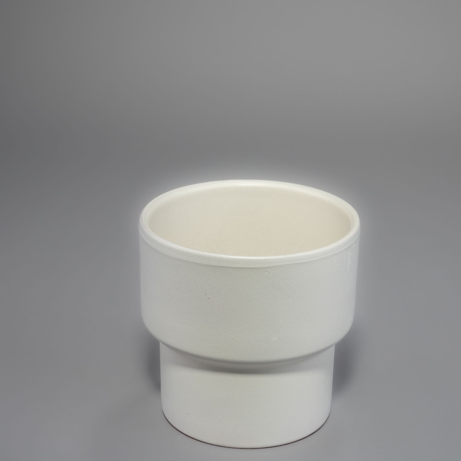 Vaso "Riva" bianco - D 14,5 Cm