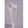 Coni portariso "Cotone" 10 Pezzi - 7x24 Cm / Bianco