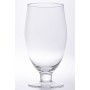 Vaso in vetro con piede - Varie misure - D 9,4 cm H 18,3 cm