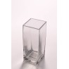 Vaso in vetro "Cubo" 8x8 Cm - H 25 Cm