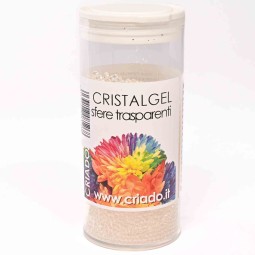 Sfere "Cristal gel" 100 G - Formato mini / Trasparenti