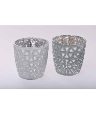 Bicchiere porta tealight H 9 CM - Assortito