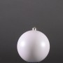 Pallina in plastica - D 14 Cm - 1 Pezzo - Bianco