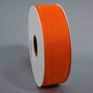 Nastro "Organza" - 25 Mm x 50 M / Arancione