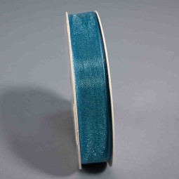 Nastro in "Organza" - 15 Mm x 50 M / Azzurro