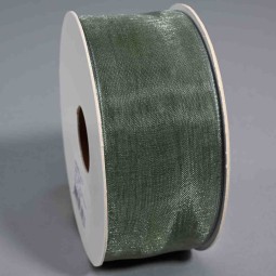 Nastro in "Organza" - 40 Mm x 50 M / Verde