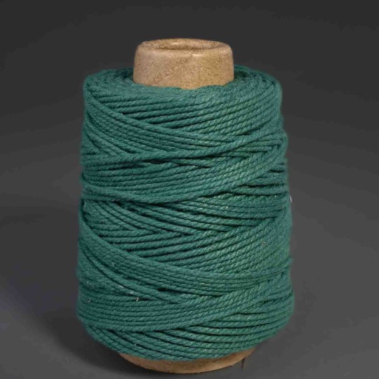 Cordino in Cotone - 4 Mm x 100 M / Verde