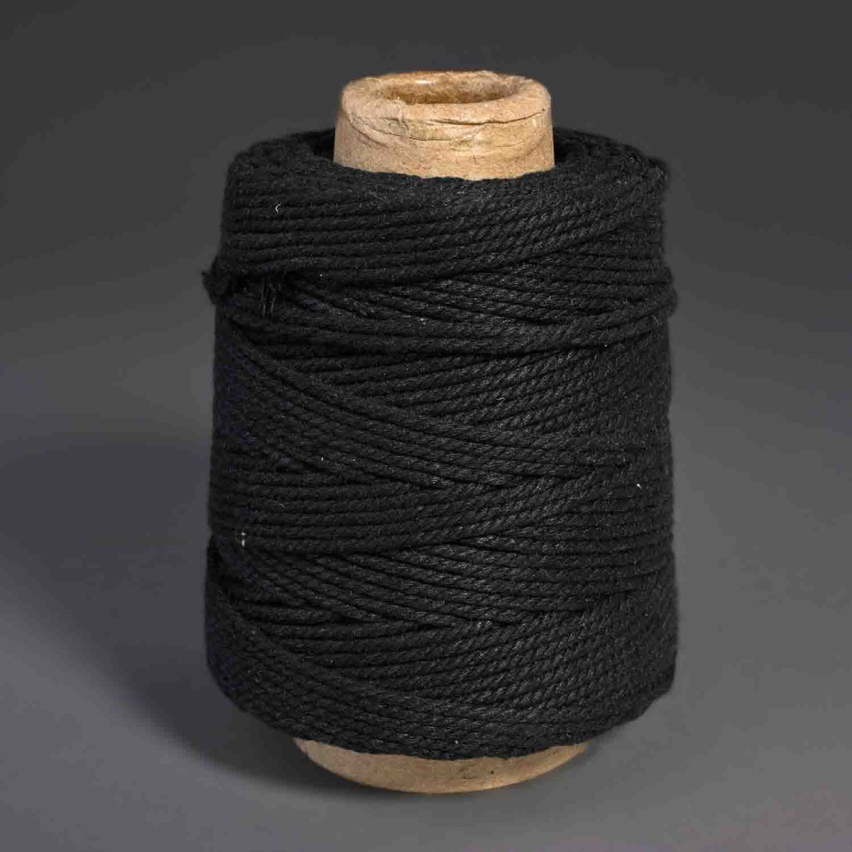 Cordino in Cotone - 4 Mm x 100 M / Nero