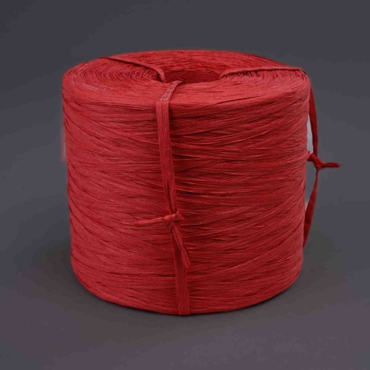 Cordino in Raphia - 5 Mm x 500 M / Rosso