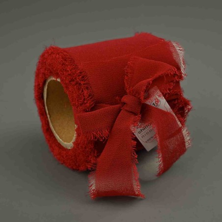 Nastro "Chiffon" - 70 Mm x 10 M / Rosso