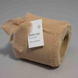 Nastro "Chiffon" - 70 Mm x 10 M / Beige chiaro