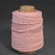 Cordino in Cotone - 4 Mm x 100 M / Rosa