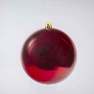 Pallina in plastica - D 20 Cm - 1 Pezzo - Rosso