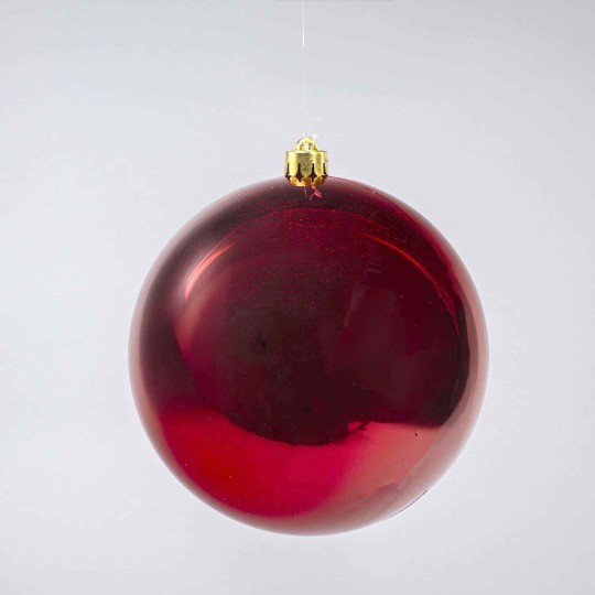 Pallina in plastica - D 20 Cm - 1 Pezzo - Rosso