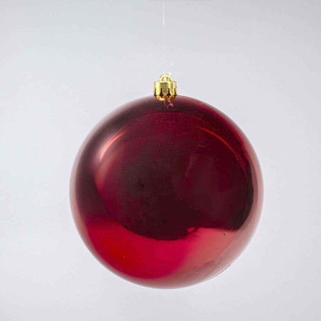 Pallina in plastica - D 20 Cm - 1 Pezzo - Rosso