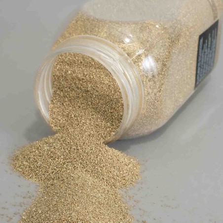 Sabbia decorativa in barattolo - 650 Ml / Oro