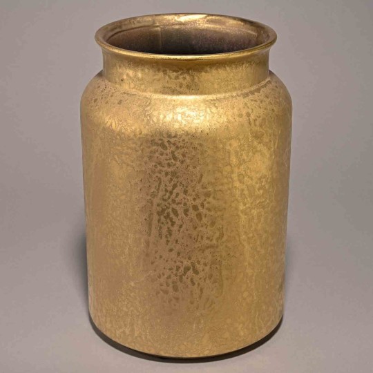 Vaso in metallo - 15x24 Cm / Oro