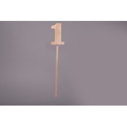 Sagoma numerica in legno - Numero 1