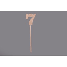 Sagoma numerica in legno - Numero 7