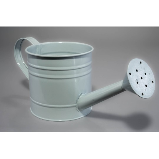 Annaffiatoio in metallo - 13x13 Cm / Azzurro