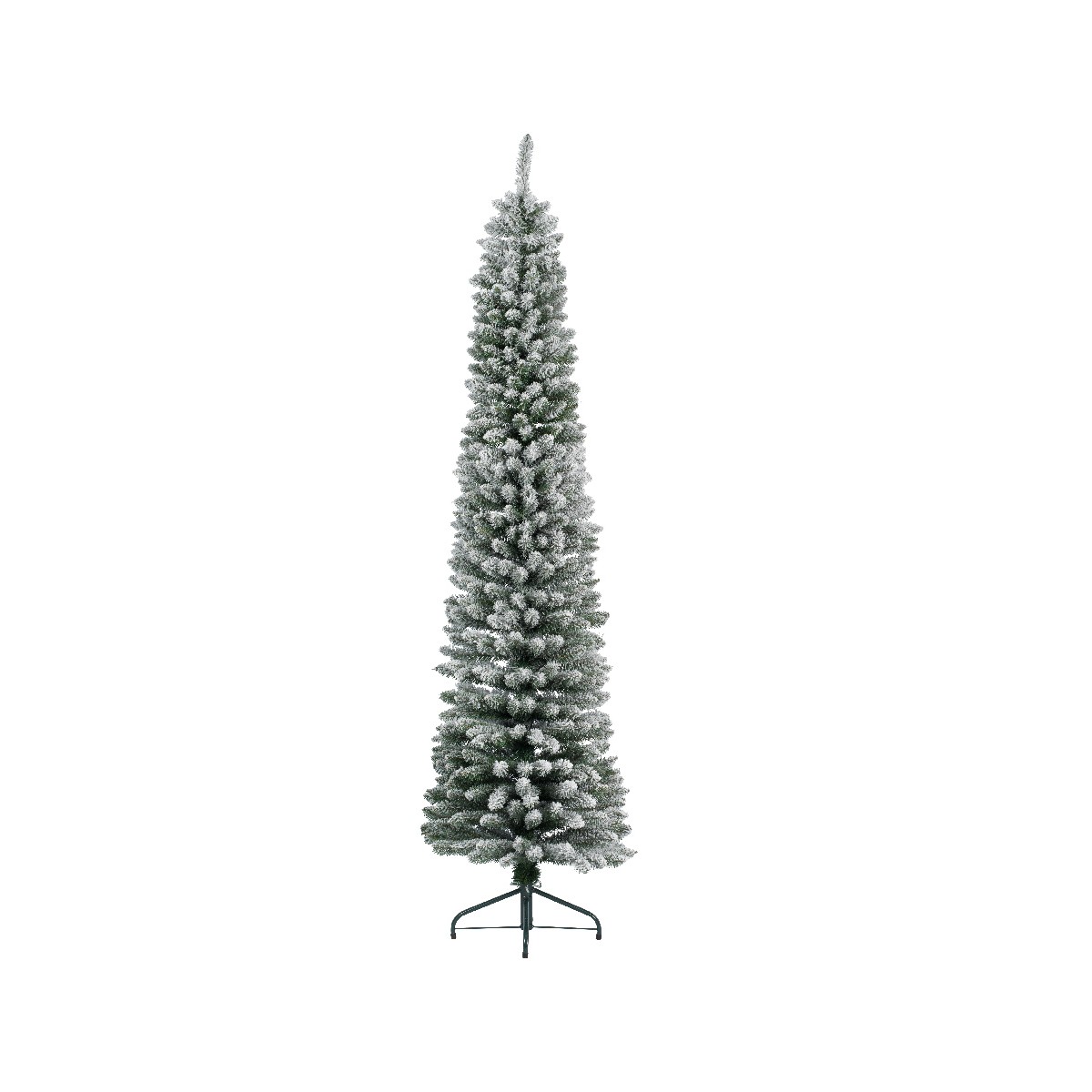 Albero di Natale "Pencil Pine" - 150 Cm / Innevato