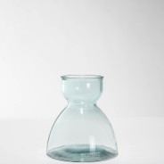 Vaso in vetro riciclato - D 21,5x23 Cm