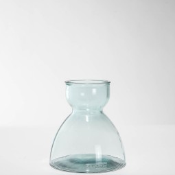 Vaso in vetro riciclato - D 21,5x23 Cm