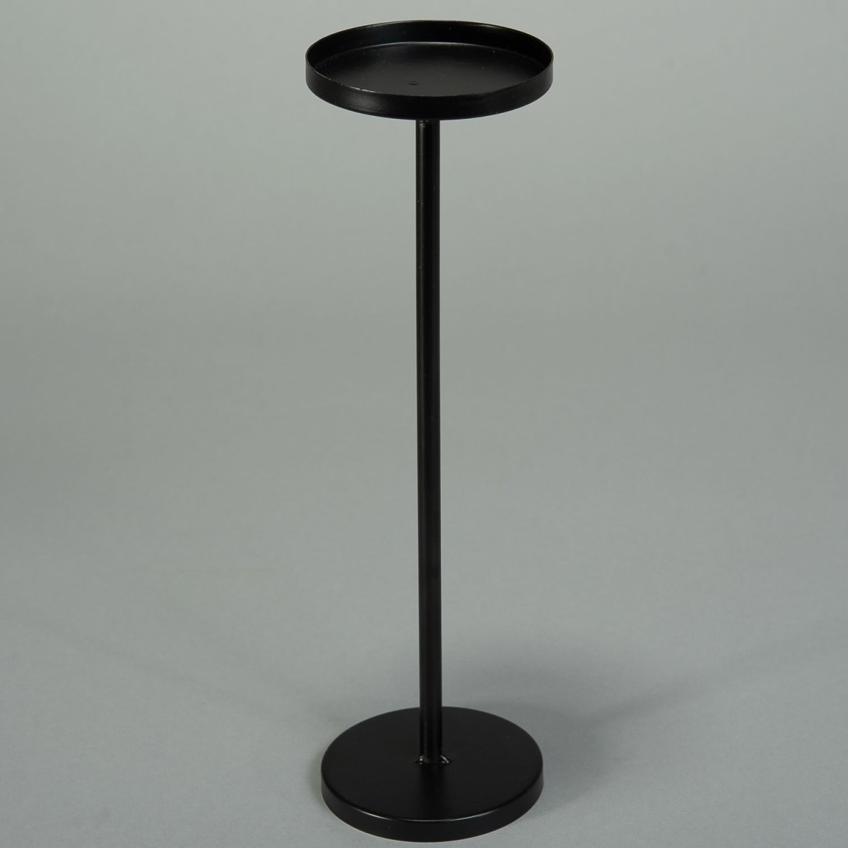 Candelabro in metallo - 8,3x28 Cm / Nero