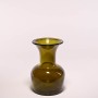 Vaso in vetro riciclato - 14x20 Cm / Verde scuro