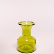 Vaso in vetro riciclato - 14x20 Cm / Verde