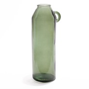 Vaso in vetro riciclato - Verde / D17x45 Cm