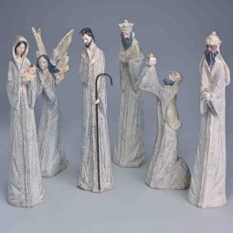 Natività 6 soggetti in Poliresina