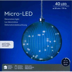 Lampada a LED a forma di sfera verde