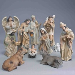 Natività in Poliresina - H20 Cm.