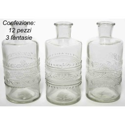 Bottiglie “Porto” in vetro – 12 Pezzi - Trasparente