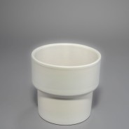 Vaso "Riva" bianco - D 16,5 Cm