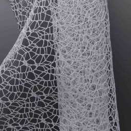 Rete Polycotton - 48 Cm x 5 Yd / Bianco