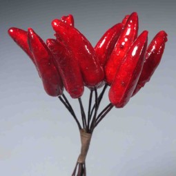 Peperoncini rossi in pick 12 Mazzi - 11,5 Cm