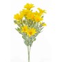 Margherite a mazzo con5 steli ramificati da 15 fiori - Giallo