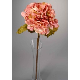 Ortensia in ramo da 54 cm. in vari colori - Malva