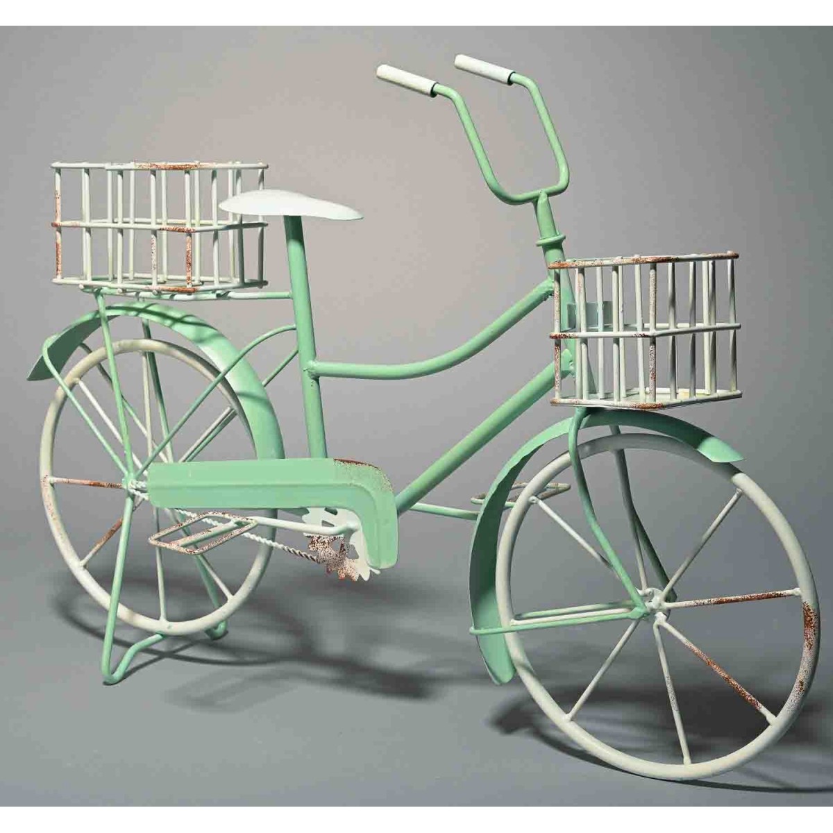 Bici portafiori in metallo - 52x18x36,5 Cm