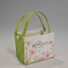 Borsa "Happy Mother's day" - 13x8x11 Cm / Bianco