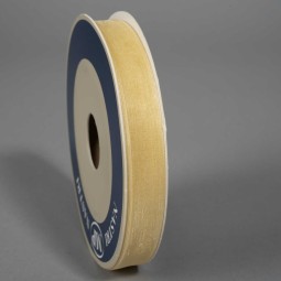 Nastro "Shining" Organza  - 15 Mm x 50 M / Crema