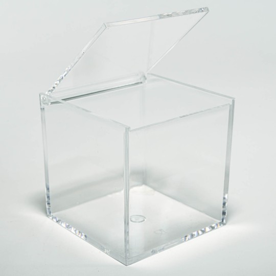 Cubo in plexiglass - 10x10 Cm / Trasparente